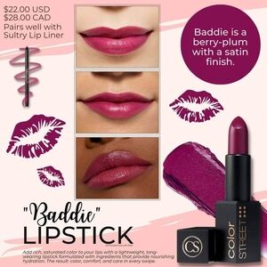 Color Street Baddie Lipstick - Berry-Plum